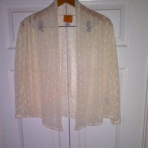 Petite Med. Cardigan style shrug Cond.8/10